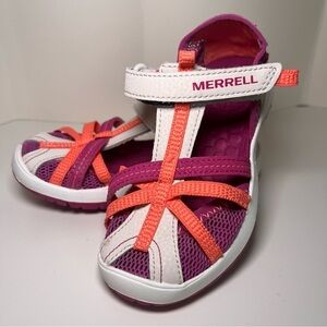 Merrell Kids' Purple and Orange Sandals